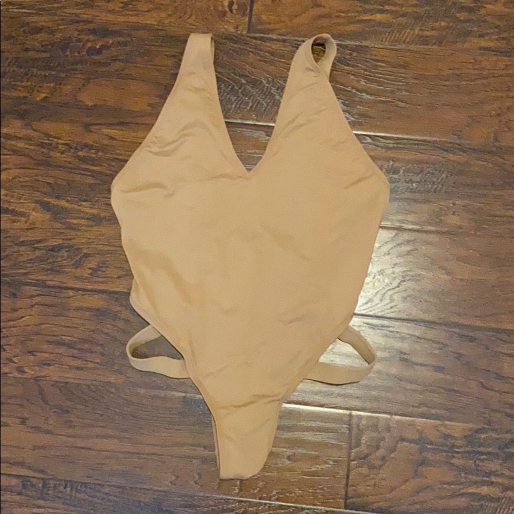 Tan swimsuit